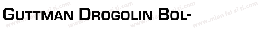 Guttman Drogolin Bol字体转换